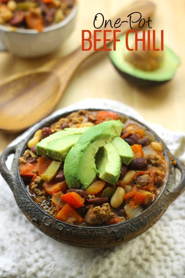 One-Pot Beef Chili - The Healthy Maven