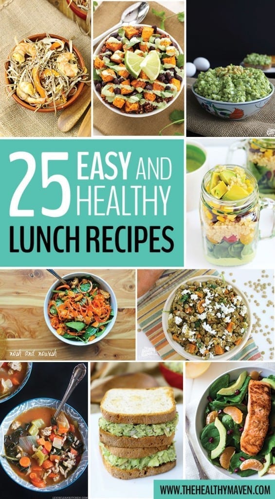 25 Easy and Healthy Lunch Recipes