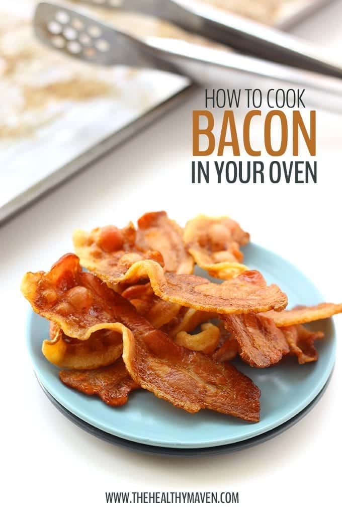 No need to worry about clean up or grease splatter with this easy tutorial on how to cook bacon in your oven. Just preheat, line up the bacon and bake and you have crispy bacon in under 15 minutes!