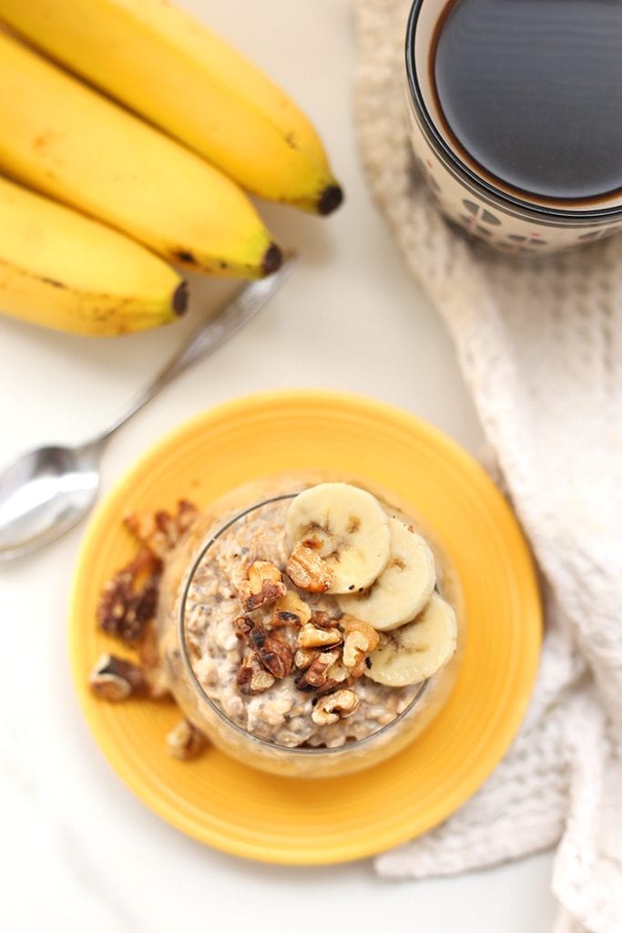 Banana Nut Overnight Oats The Healthy Maven