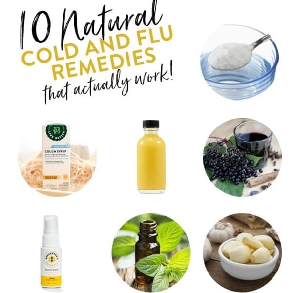 Getting sick? Don't reach for the medicine cabinet! Here are 10 Natural Cold and Flu Remedies that actually work from ingredients you have in your kitchen!