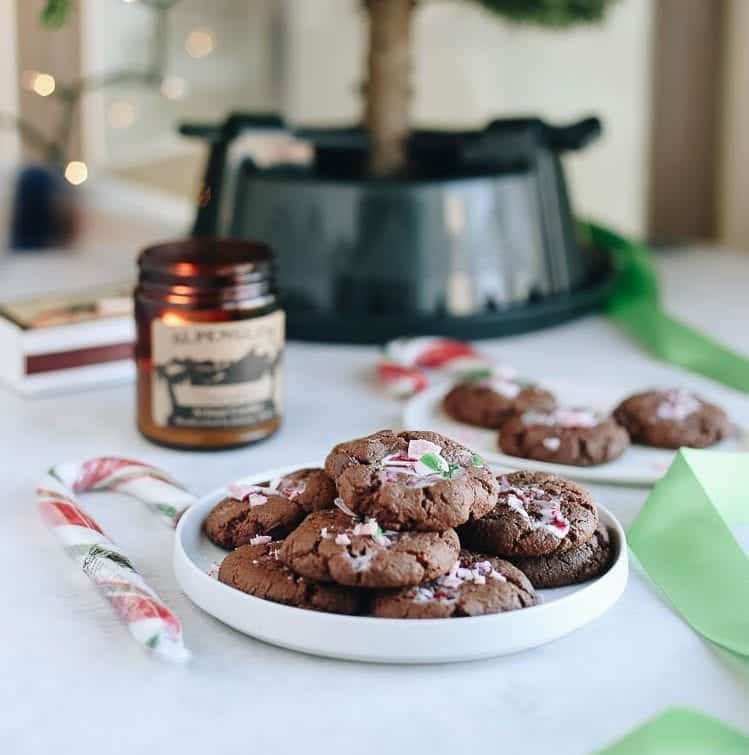 Festive Christmas Skillet Cookie (Made Healthy)