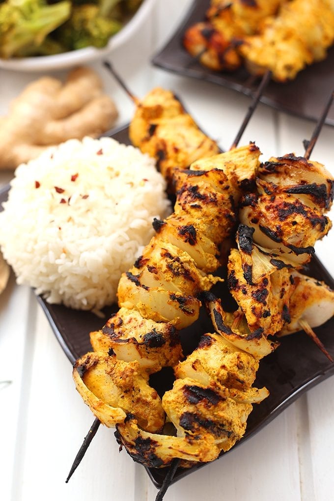 Tandoori Chicken Kebabs