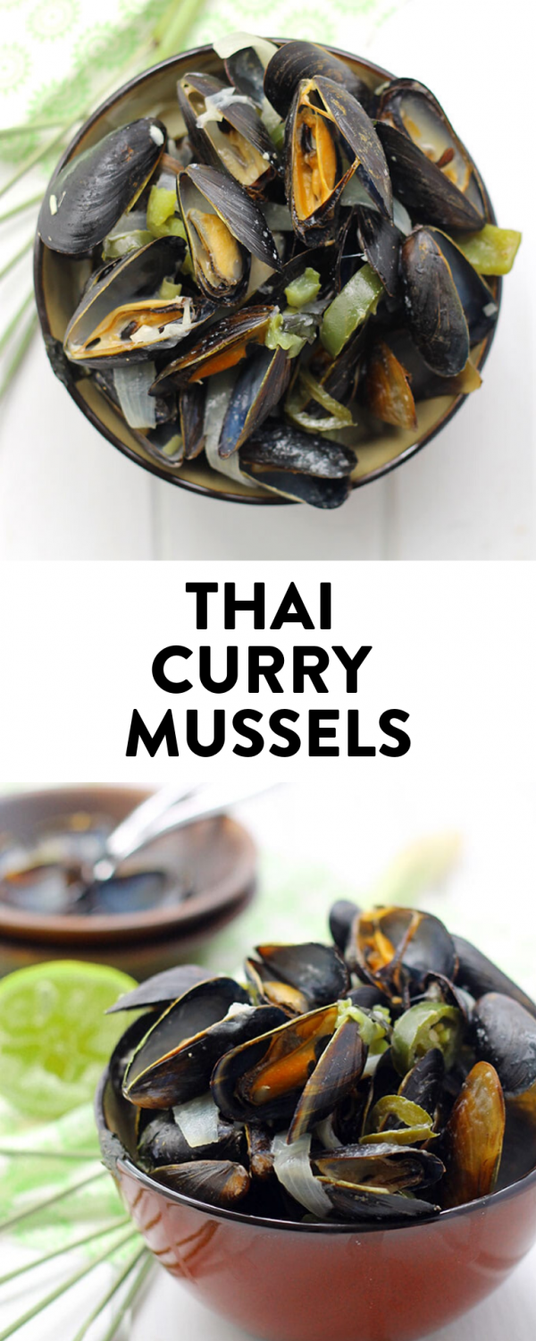 The BEST Thai Curry Mussels - The Healthy Maven