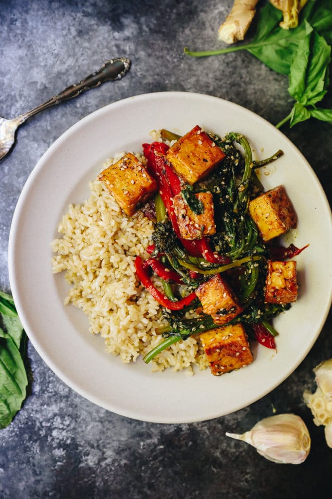 Thai Basil Tofu Recipe [Vegetarian-friendly] - The Healthy Maven