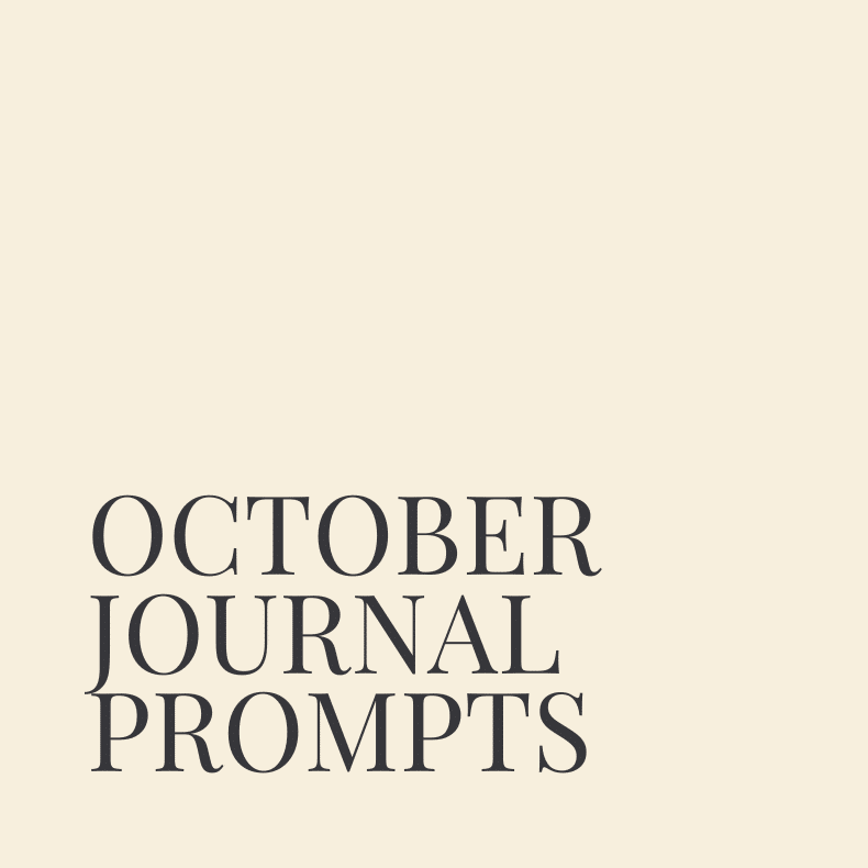 October Journal Prompts