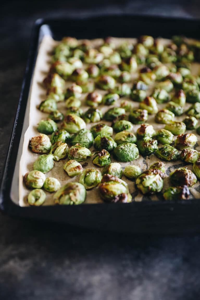 Roasted Brussel Sprouts With Balsamic - The Healthy Maven