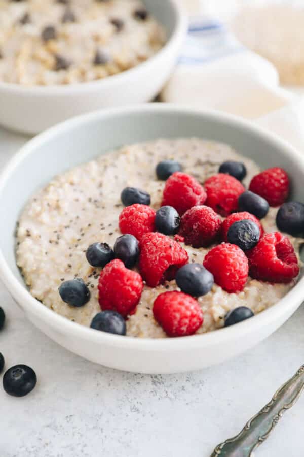 Overnight Steel Cut Oats Recipe - The Healthy Maven