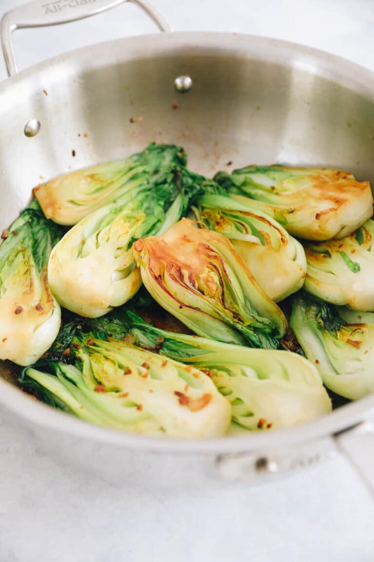 Sautéed Baby Bok Choy Recipe - The Healthy Maven