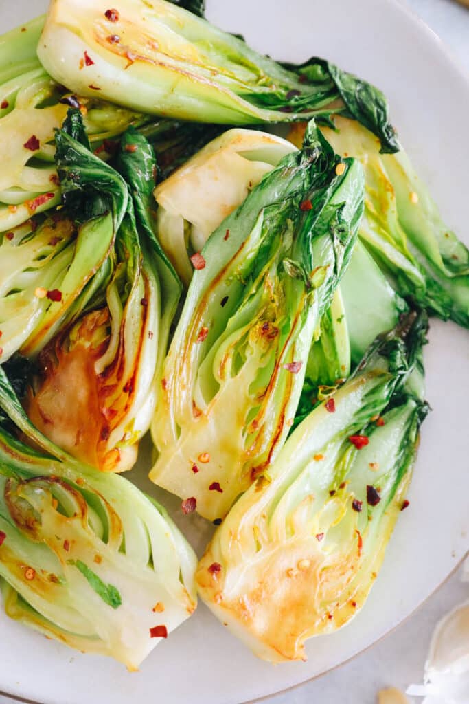 Sautéed Baby Bok Choy Recipe - The Healthy Maven