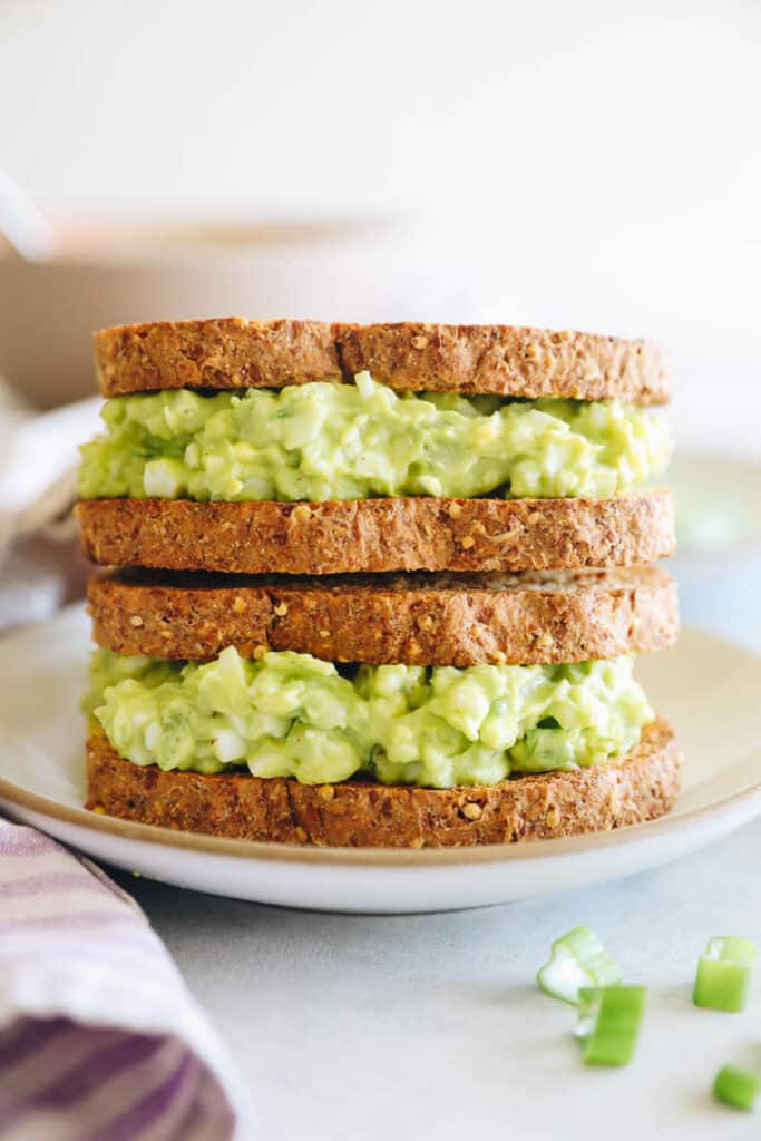 Avocado Egg Salad [No Mayo!] - The Healthy Maven