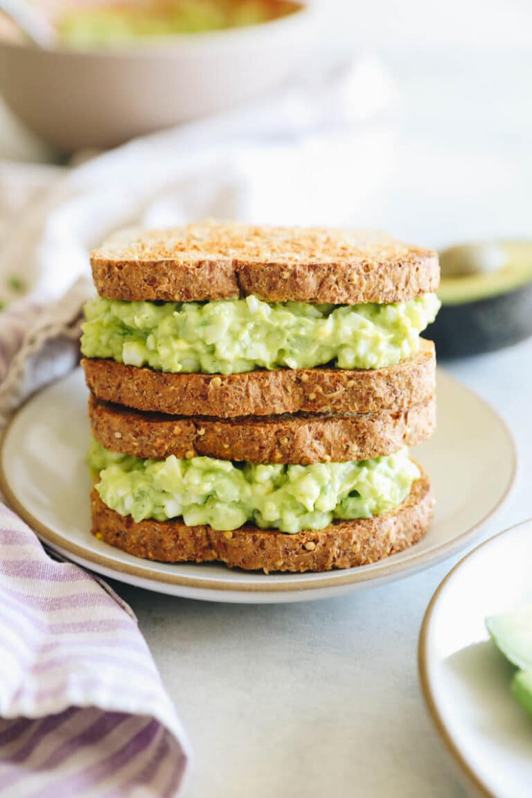 Avocado Egg Salad [No Mayo!] - The Healthy Maven