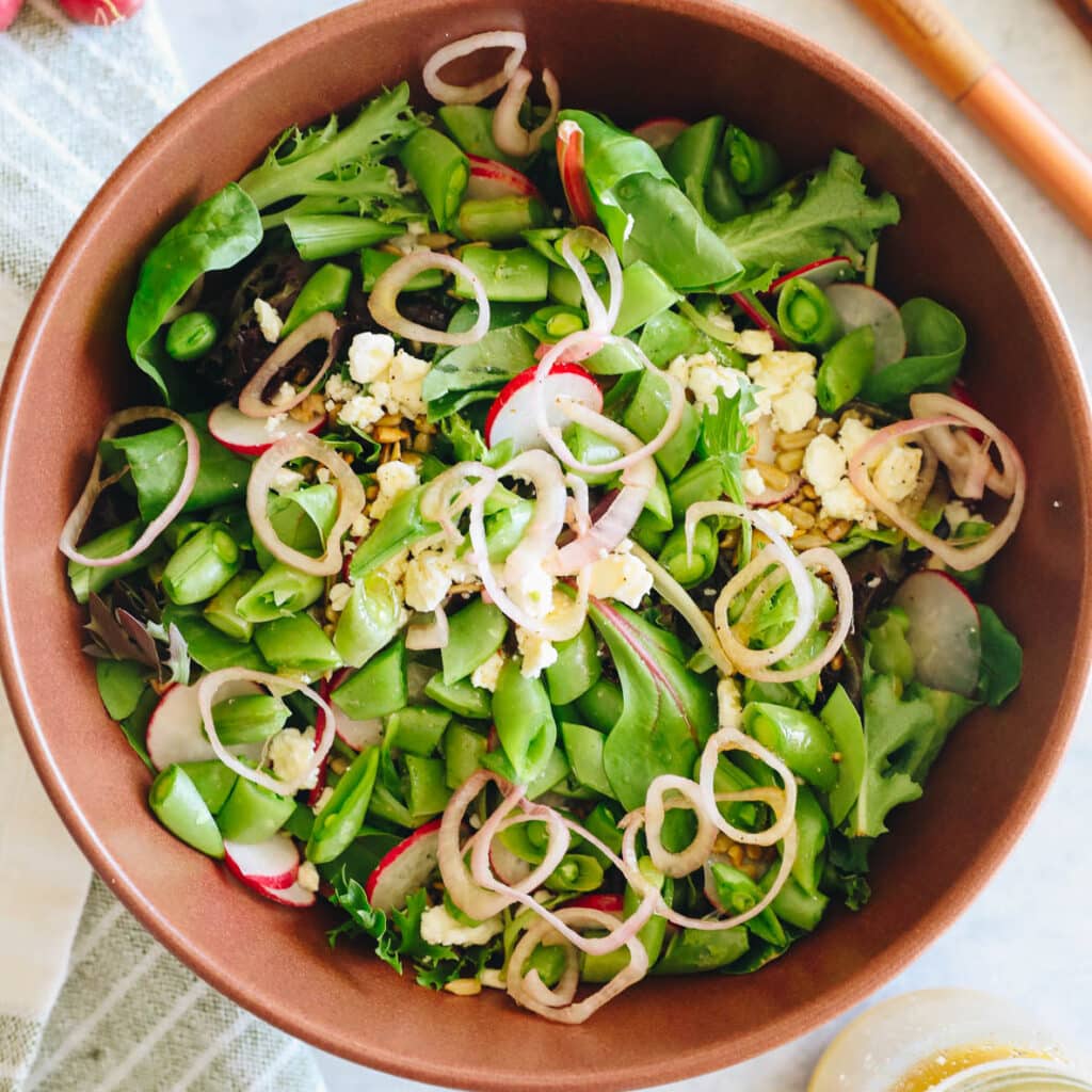 Easy Spring Mix Salad Recipe The Healthy Maven