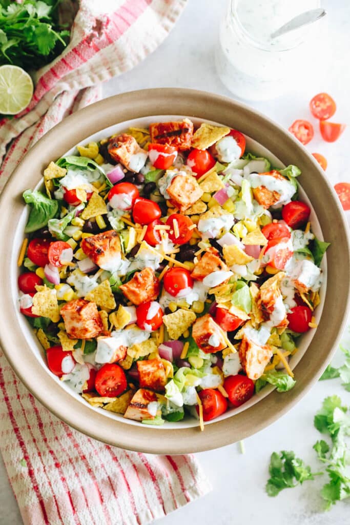 BBQ Chicken Salad [Copycat Panera Bread] - The Healthy Maven