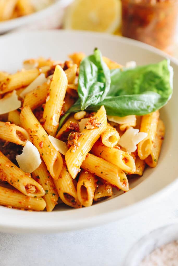 Sun Dried Tomato Pesto Recipe [Pesto Rosso] -The Healthy Maven