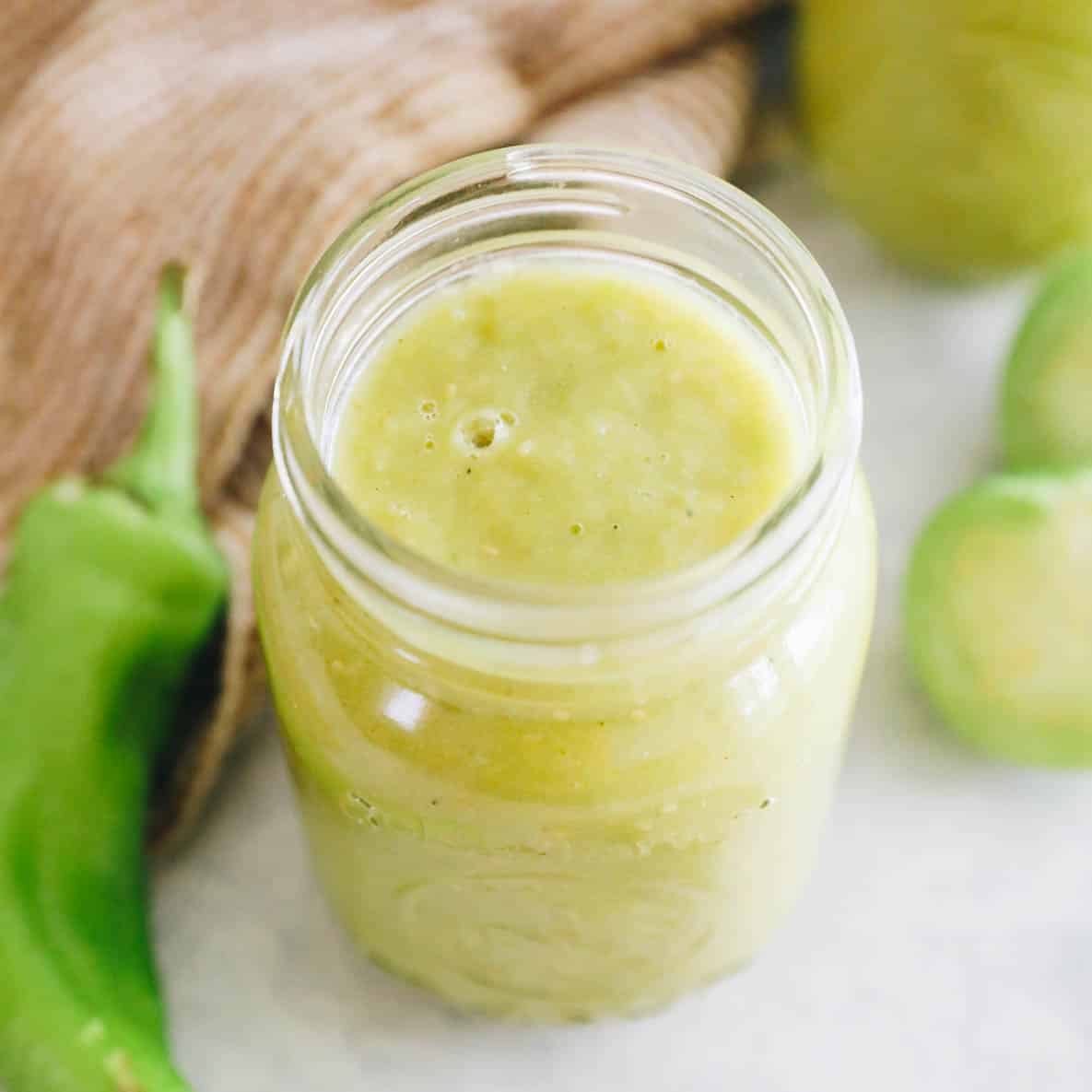 Homemade Green Enchilada Sauce The Healthy Maven