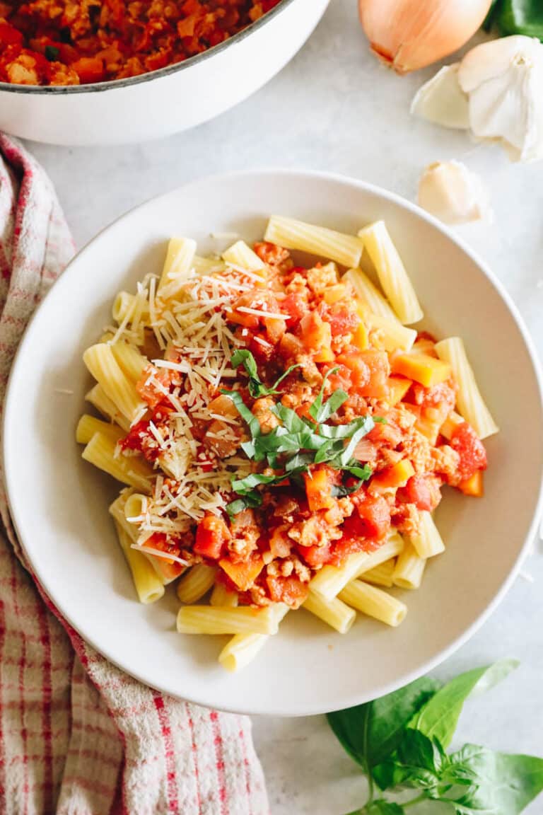 Best Ever Turkey Bolognese The Healthy Maven