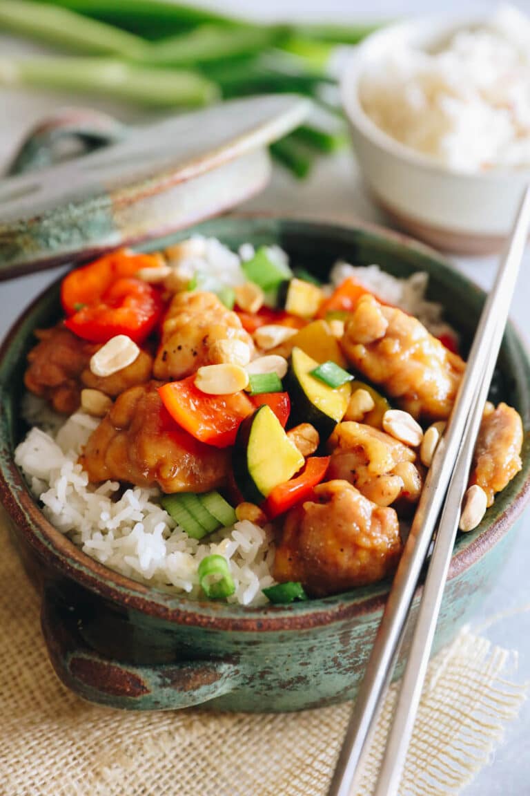 [Copycat] Panda Express Kung Pao Chicken Recipe - The Healthy Maven