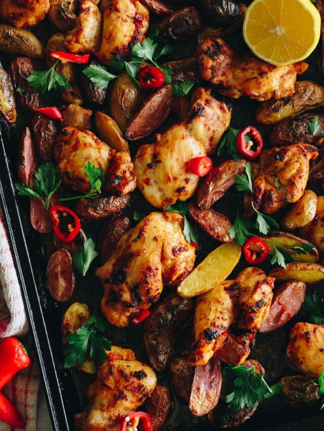 Sheet Pan Peri Peri Chicken: A Crowd-Pleaser One Pan Meal