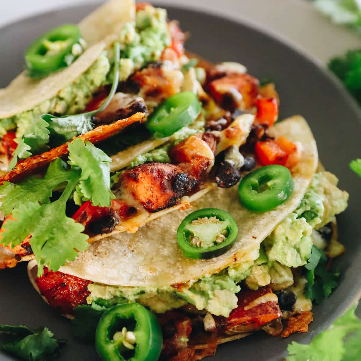 Sweet Potato and Black Bean Tacos - The Healthy Maven